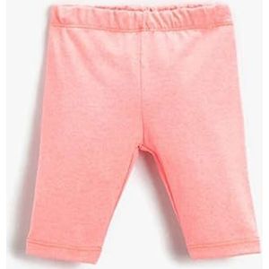 Koton Baby Girl Elastische Taille Capri Leggings Katoen, Roze (255)