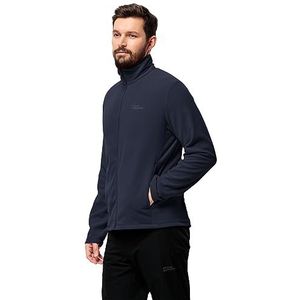 Jack Wolfskin Taunus Fz M fleecejack voor heren, nachtblauw, M, Nacht Blauw, M