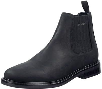 GANT - Kuitlaarzen - Zwart - Glad Leer - Blokhak