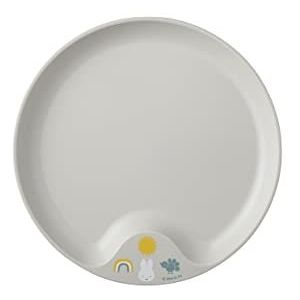 Mepal Mio – kinderbord – Miffy explore – robuuste plastic borden – magnetronbestendig – praktische inbakering in de rand – vaatwasmachinebestendig