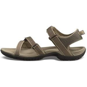 Teva Verra wandelsandalen voor dames, Bruin Bungee Koord, 36 EU