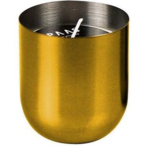 SPAAS Geurloze kaars in metalen cup, ± 30 uur - goud