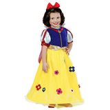 Widmann 12858 - kinderkostuum sprookjesprinses jurk, cape, riem, sprookjes, prinses, carnaval, themafeest