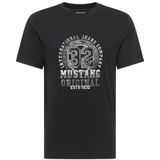 MUSTANG - Austin - T-shirt - Antraciet - Korte Mouwen