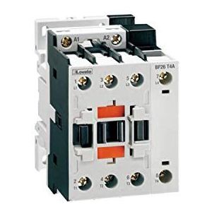 4NA, 45 A, 17 kW, 230 V, AC1 spoel, 400 V, AC, 6,5 x 9 x 9,7 cm, grijs (referentie: BF26T4A400)