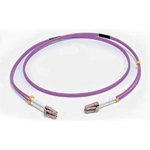 C2G 20m OM4 LSZH Fiber Optic kabel - VIOLETA Fiber Optic kabel - 20m LSZH, OM4, LC, Violet