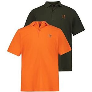 JP 1880 Heren poloshirt polohemd, avocado Branch, XXL