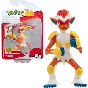 Pokemon Figuur Infernape – 11 cm Pokémon Figuren – Nieuw 2024 – Officieel Gelicentieerd Pokémon Speelgoed