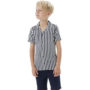NAME IT Jongens Nkmferane Ss Shirt Box Noos Shirt met korte mouwen, blauw, 116 cm