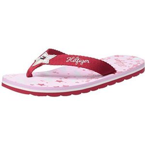 Tommy Hilfiger Dames M3285arlow 2D teenslippers, Pink Barberry Silver 692, 40 EU