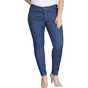 Dickies Dames Perfecte Vorm Denim Jean - Skinny Stretch Plus Size, Stonewashed Indigo Blauw, 48 NL
