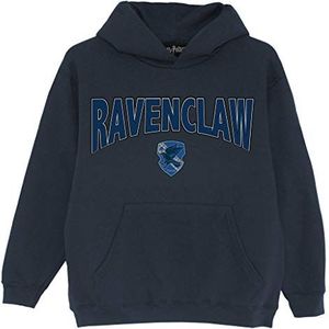 Harry Potter Ravenclaw Shield Pullover hoodie, Kinderen, 116-182, Navy, Officiële Koopwaar