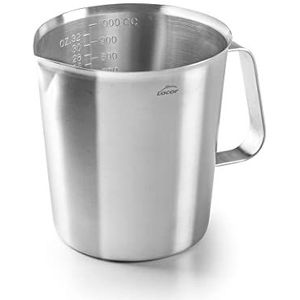 LACOR - 62741 maatbeker, maatbeker, vloeistofmeter, roestvrij staal, 11,5 cm, 1
