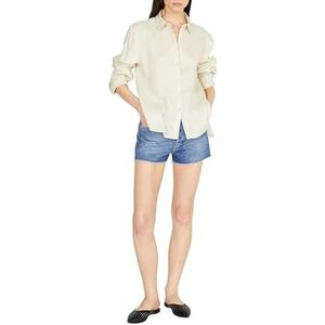 Sisley Womens 5BMLLQ05B Shirt, Beige 14Z, L, beige 14z, L