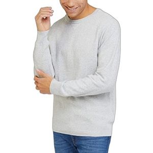 Lee Heren Raglan Crew Knit Sweater, Grey MELE, X-Large, Grey Mele, XL