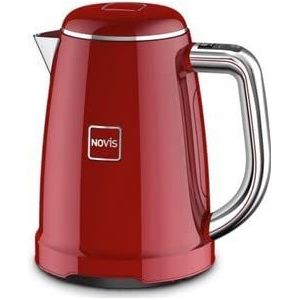 Novis KTC1 - Elektrische Waterkoker - Temperatuur instelbaar - 1,6l - Rood