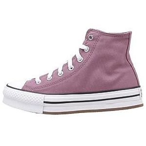 Converse Chuck Taylor All Star Eva Lift Platform Feline Florals Sneaker voor jongens, Dreamy Dahlia Wit Zwart, 11.5 UK