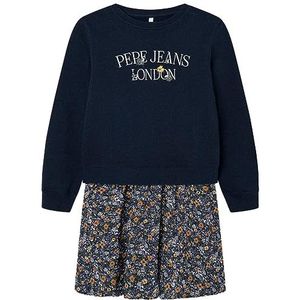 Pepe Jeans Meisjes Tessa Jurk, Veelkleurig (Multi), 16 jaar