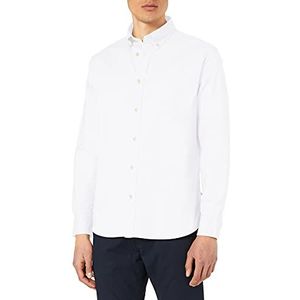 SELECTED HOMME heren overhemd oxford, wit, S