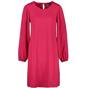 Taifun dames jurk stof, cranberry, 36
