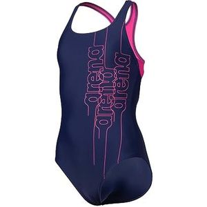 ARENA Feel Graphic Swim Pro Back badpak voor meisjes met voering