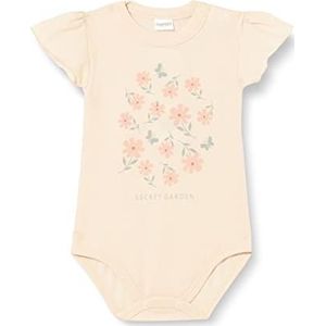 Pinokio Babymeisjes bodysuit korte mouwen meisjes ondergoed, Bejge Summer Garden, 80 cm