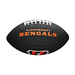Wilson Minivoetbal met NFL-teamlogo, zwart - Cincinnati Bengals