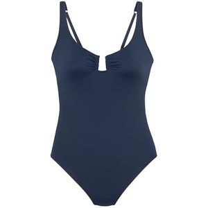 s.Oliver Dames badpak in donkerblauw, donkerblauw, 36 / C