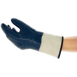 Hycron Ansell 27-905 olieafstotende handschoenen, mechanische bescherming, blauw (12 paar per zak), 9, blauw, 12