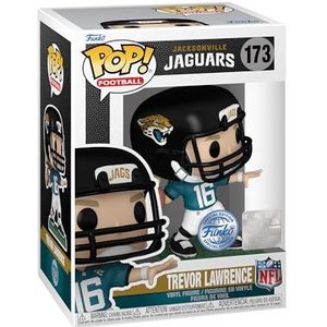 Funko POP! NFL: Jaguars - Trevor Lawrence - Miniatuur verzamelfiguren voor tentoonstelling - Cadeau-idee - Officiële goederen - Speelgoed voor kinderen en volwassenen - Sportfans
