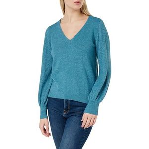 Desires Etal Pullover met lange mouwen, Cystal Teal Melange, XXL