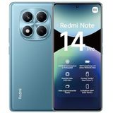 Xiaomi Redmi Note 14 Pro smartphone, 8+256GB, blue, 200MP pro-grade AI camera, 5500mAh batterij, 32MP selfie camera, AI features (oplader niet inclusief)