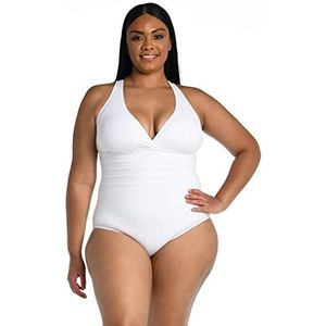 La Blanca Women's Island Goddess Multi Strap Cross Back One Piece Swimsuit