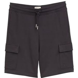 TOM TAILOR Denim Heren bermuda sweatpants shorts, 29476 - Coal Grey, XL