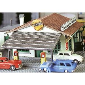 Faller FA232542 tankstation modelbouwset, accessoires, meerkleurig 82 x 74 x 38 mm