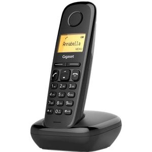 Gigaset A270 - draadloze dect telefoon - briljante geluidskwaliteit - instelbare klankprofielen - handsfree functie - oproepbescherming, zwart