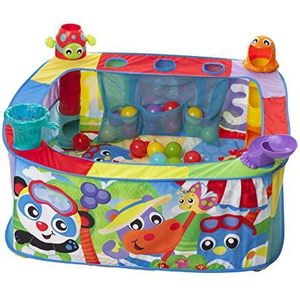 Playgro Ballenbad voor baby's, vanaf 6 maanden, Pop and Drop Ball Activity Gym, veelkleurig, 40175