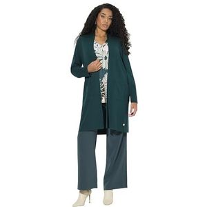 Ulla Popken Grote maten grote maten plussize gebreide jas, lang, open vorm, zacht fijn gebreid