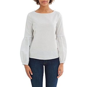 edc by ESPRIT dames blouse, wit (white 100), XS