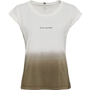 Camel Active Womenswear Dames 309684/1T32 T-shirt, groen, M, groen, M