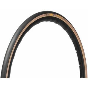 Panaracer Agilest Duro Tlr - Tubeless Ready - Verhoogde lekbescherming - Hoge grip, lage weerstand, high-performance wegband - 700 x 25C zwart/amber