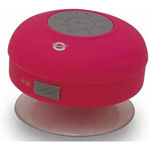 Conceptronic CSPKBTWPSUCP waterdichte Bluetooth zuignap luidspreker roze