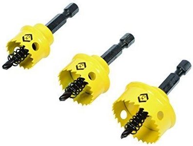 Carl Kammerling - Gatzaag Set - 20, 25 & 32 mm - Plaatstaal