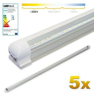 LEDVero 1 x LED buis SMD, aluminium, warm wit, 150 cm 25 watt