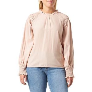 Sidona Dames Blouseshirt 10130391, Roze Beige, M, roze/beige, M
