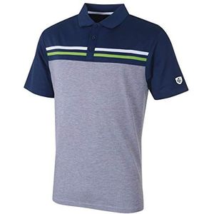 Island Green Mannen Golf Mens gelegd op Stripe Flexibele Ademend Polo Shirt Top