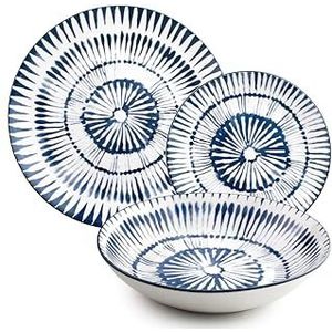 IBILI - Tafelservies - Porselein - 12-delig - Voor 4 Personen