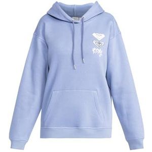 Roxy Top SURF STOKED HOODIE GEBRUSHED A Dames Blauw XXL