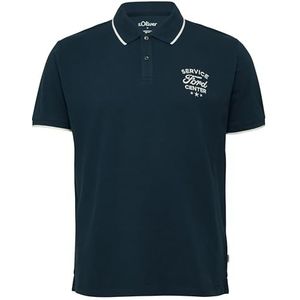 s.Oliver Poloshirt van piqué met borduurwerk en Ford-Artwork, 58 d1, 3XL