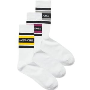 JACK & JONES Jaclucas tennissokken, 3 stuks, wit, One size